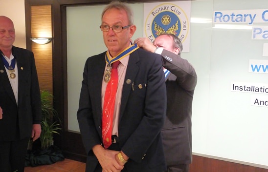 Rotary clubs install new presidents promising to Light Up Rotary 