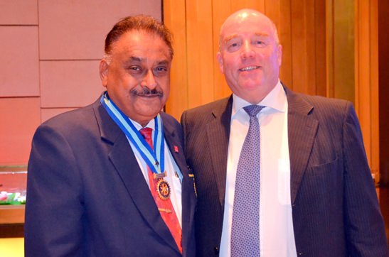 Rotary clubs install new presidents promising to Light Up Rotary 