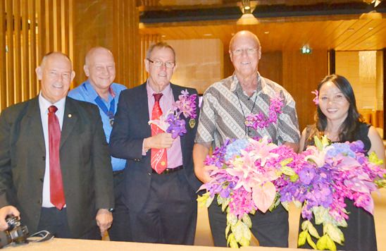 Rotary clubs install new presidents promising to Light Up Rotary 