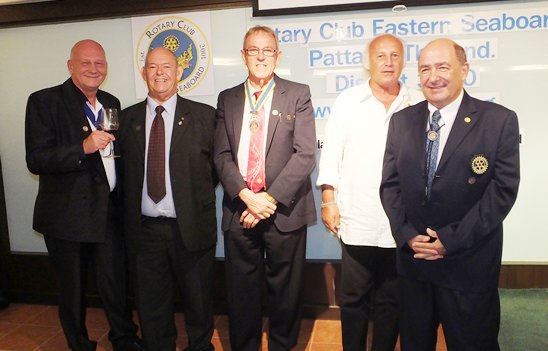 Rotary clubs install new presidents promising to Light Up Rotary 