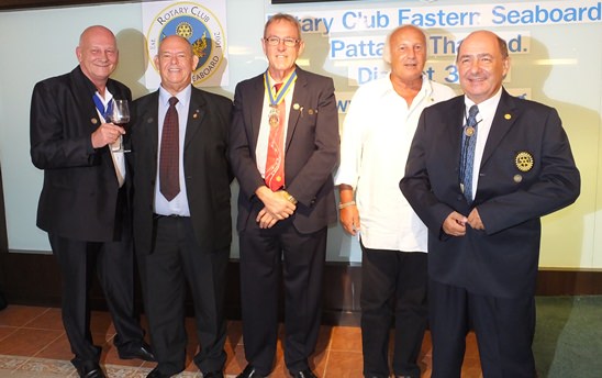 Rotary clubs install new presidents promising to Light Up Rotary 