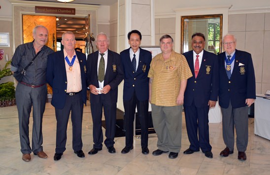 Rotary clubs install new presidents promising to Light Up Rotary 