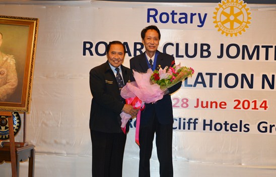 Rotary clubs install new presidents promising to Light Up Rotary 