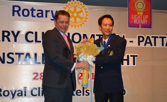 Rotary clubs install new presidents promising to Light Up Rotary 