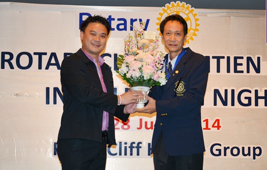 Rotary clubs install new presidents promising to Light Up Rotary 