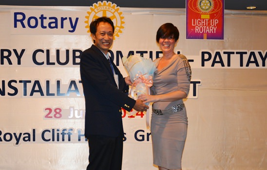 Rotary clubs install new presidents promising to Light Up Rotary 