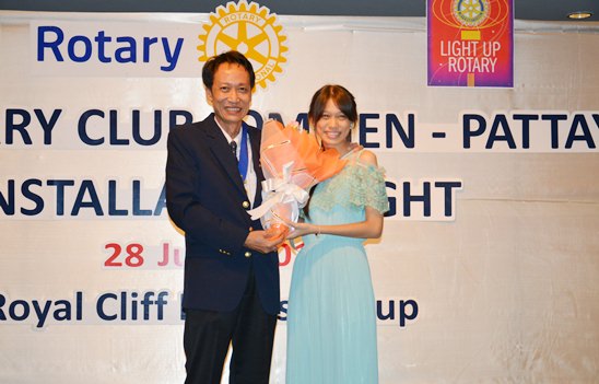 Rotary clubs install new presidents promising to Light Up Rotary 