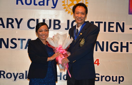 Rotary clubs install new presidents promising to Light Up Rotary 