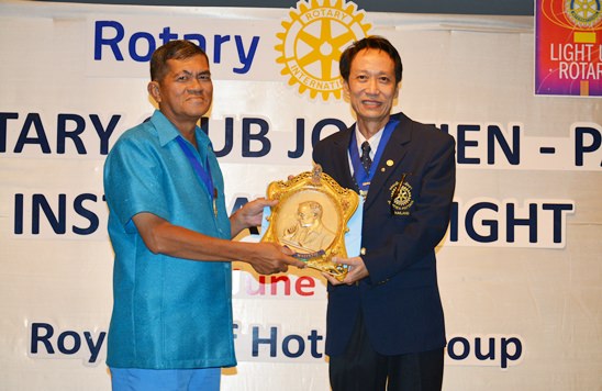 Rotary clubs install new presidents promising to Light Up Rotary 