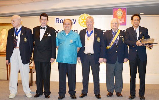 Rotary clubs install new presidents promising to Light Up Rotary 