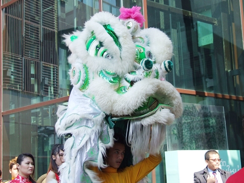 Dragons roam Pattaya as city marks start of Chinese New Year