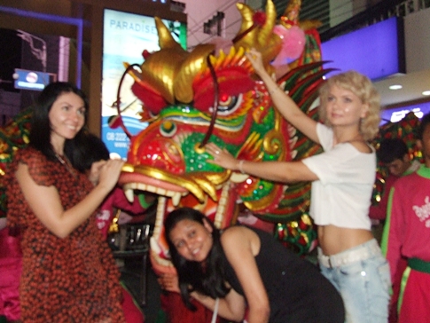 Dragons roam Pattaya as city marks start of Chinese New Year