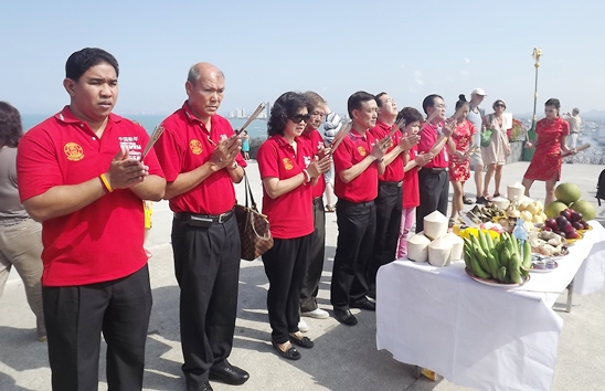 Dragons roam Pattaya as city marks start of Chinese New Year