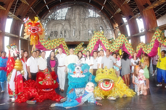 Dragons roam Pattaya as city marks start of Chinese New Year