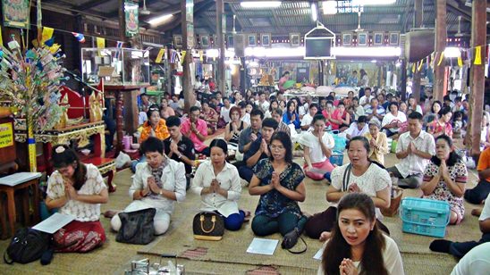 Prayers and merit making mark end of Buddhist Lent