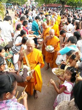 Prayers and merit making mark end of Buddhist Lent