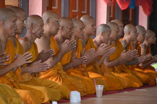 Prayers and merit making mark end of Buddhist Lent