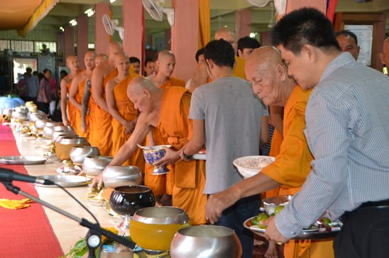 Prayers and merit making mark end of Buddhist Lent