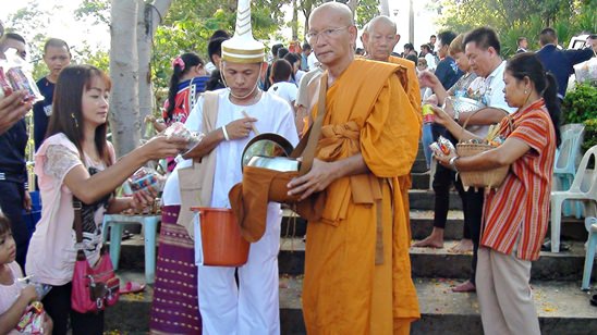 Prayers and merit making mark end of Buddhist Lent