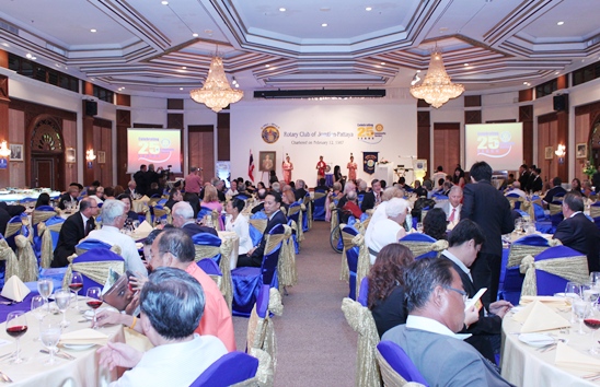 Rotary Club of Jomtien-Pattaya celebrates 25 years of humanitarian service