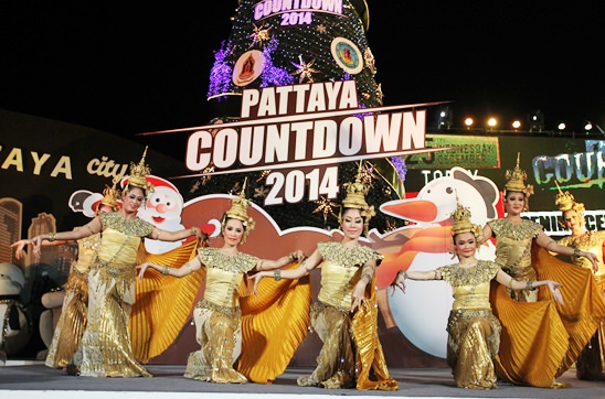 Pattaya Countdown 2014 kicks off Christmas night