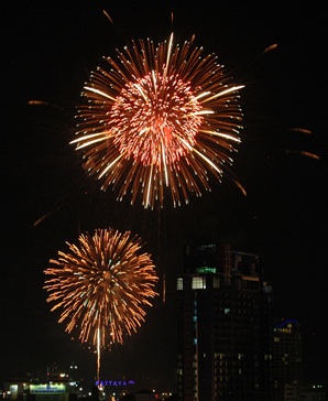 Pattaya International Fireworks Competition 2013