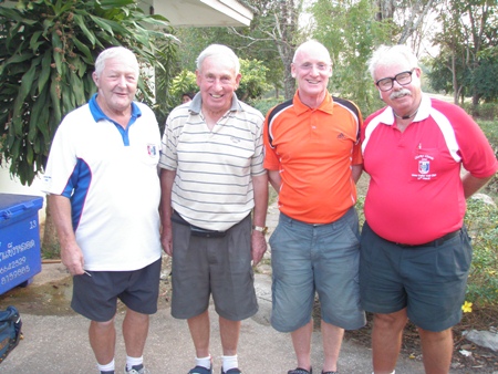 Monday winners (left-right): Kevin Dinan, Don Richardson and Graham Buckingham with The Admiral.