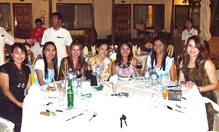 The charming ladies of the Pattaya community gather for a pretty picture.