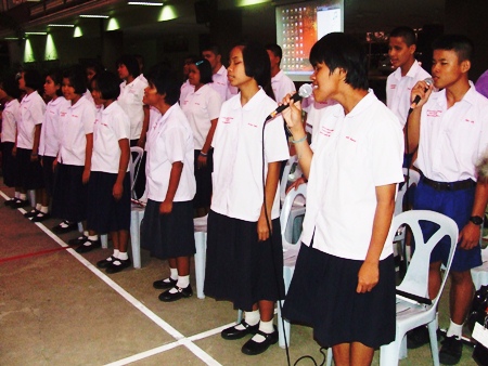 His blind children sing the last song for their father.