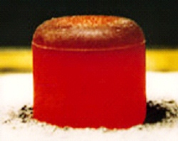 Figure 3 – Plutonium Glowing through Radioactive Decay Heat