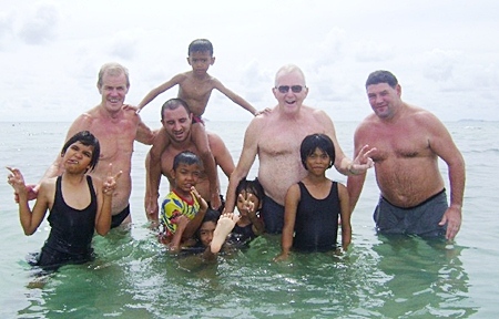 Swimming fun in 2011.