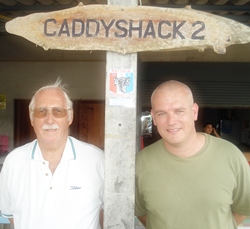 Wednesday winner Paul A. Kinmond (left) with runner-up Arnold van de Graaf.