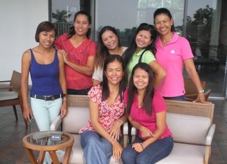 The Jomtien Golf ladies pose for a photo at the IPGC Monthly Medal event at Bangpra on Wednesday, Oct. 5.