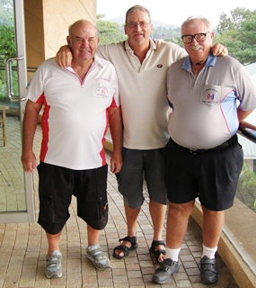 Mike Gosden, Peter Blackburn & Dave Richardson.