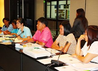 Members of the Pattaya English Teacher’s Club meet for the first time at City Hall.