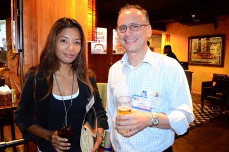 Fair & Easy Co., Ltd.’s Anchalie Roiphet (left) and Thomas E. Fernandez (logistics & consulting).