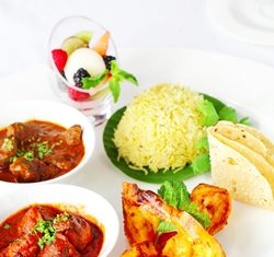 Indian set menus at Oasis Restaurant.