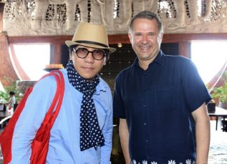 It was no laughing matter when Andre Brulhart (right), GM of Centara Grand Mirage Beach Resort Pattaya welcomed famous Thai stand-up comedian ‘Nose’ Udom Taepanich to the resort recently.