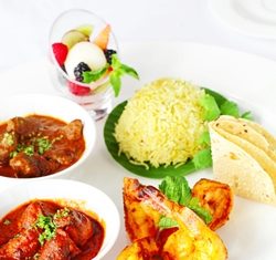 Indian set menus at Oasis Restaurant.