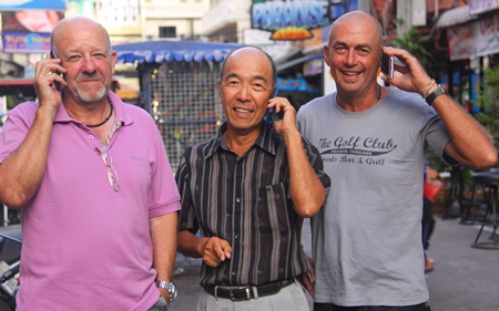 Hold the phone! Great shooting for Barry, Mashi and Phil.