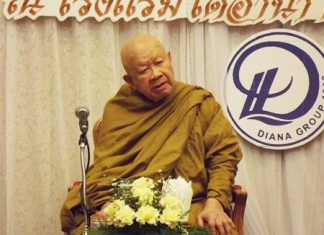 Luang Pho Viriyang Sirintharo celebrates his 95th birthday by opening the long-planned expansion of his Willpower Institute in Pattaya.