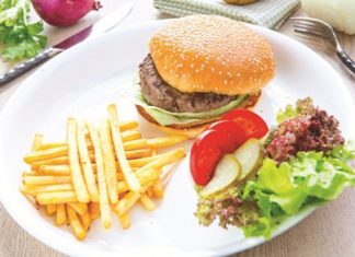 Inspirational Burgers at Centara Grand Mirage Pattaya.