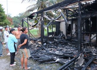 Owner Somsak Phuangshang lost his house and his unusual pets when a lightning strike started a fire that gutted his home.