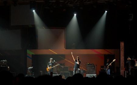 WhiteJack from St. Andrews International School Green Valley performs at one of Bangkok’s most thrilling music festivals, the Jim Lai Festival.