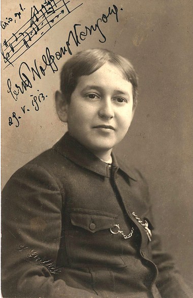 Erich Wolfgang Korngold on his 16th birthday.