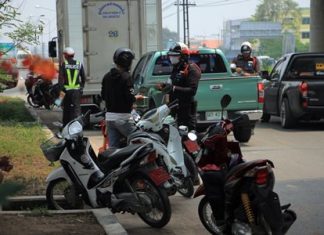 Police continue to set up checkpoints around town to check for weapons, drugs, proper driving licenses and vehicle registrations, and drunk drivers.