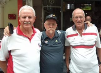 (L to R) Eric Black, Peter Grey and Allan Sanders.