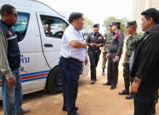 Officials check a van driver’s paperwork, and make sure he also doesn’t test positive for drugs.