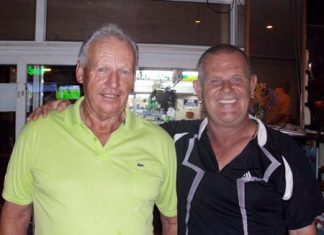 Sunday winners Freddy Starbeck (right) and Maurice Byrne.