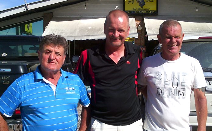 Bent Larson (centre) with Freddie Starbeck and Lou.